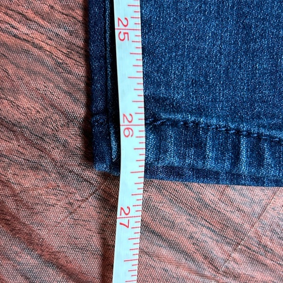 Democracy AB Technology  Crop Ankle Skinny Jeans Dark Wash Size 8 - Picture 6 of 7